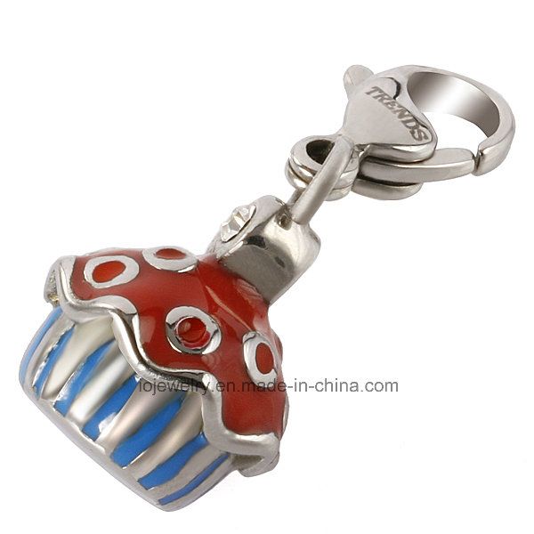 Customized Footprint Charm with Engraving Logo