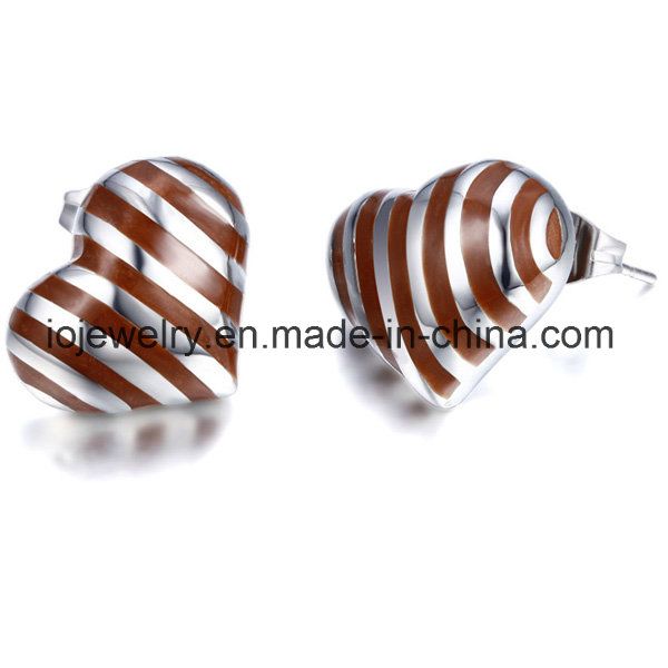 Women Stainless Steel Shell Stud Earrings